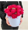 Цветы в шляпной коробке «Наслаждение»