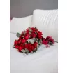 Букет «Невеста и красный бархат» 3