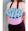 Композиция с розами из мыла &laquo;Голубая лагуна&raquo; 1